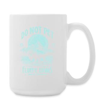 Les bisons vintage ne caressent pas les vaches duveteuses Bizons drôles - Grande tasse 440 ml - blanc - Droite