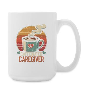 Nurse, geriatric care - Large Mug 440 ml - white - Right