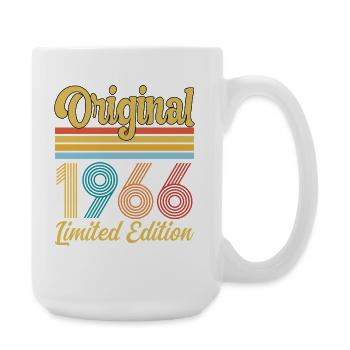 Anniversaire 60 ans 1966 Original Vintage Cadeau - Grande tasse 440 ml - blanc - Droite