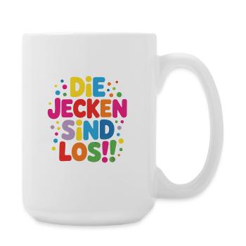 Jecken Carnival Costume - Large Mug 440 ml - white - Right