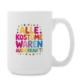 Costumes de carnaval Tous les costumes étaient complets - Grande tasse 440 ml - blanc - Droite