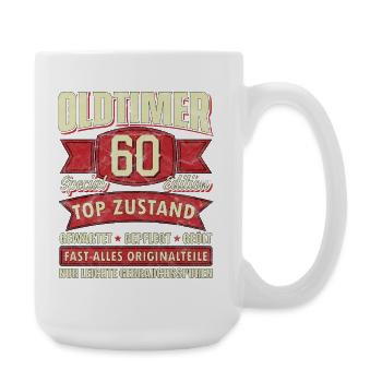 Oldtimer 60 Special Edition - Große Tasse 440 ml - Weiß - Rechts