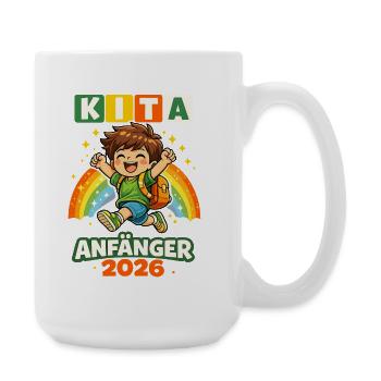 Kita Beginner 2026 Start of School Motif - Large Mug 440 ml - white - Right