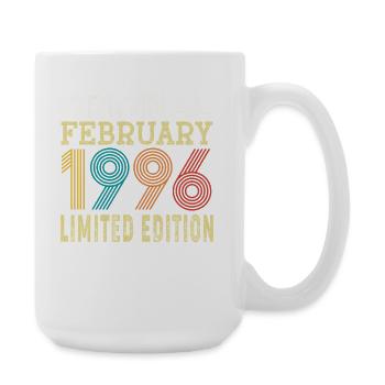 Original February 1996 30 Years 30th Anniversary - Large Mug 440 ml - white - Right