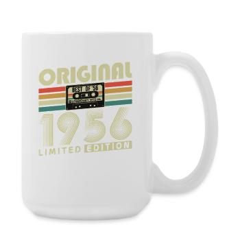Original 1956 Vintage Vintage Birthday Retro - Large Mug 440 ml - white - Right