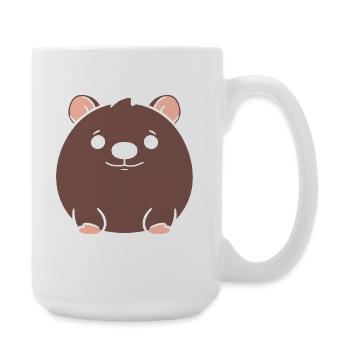 wombat - Large Mug 440 ml - white - Right