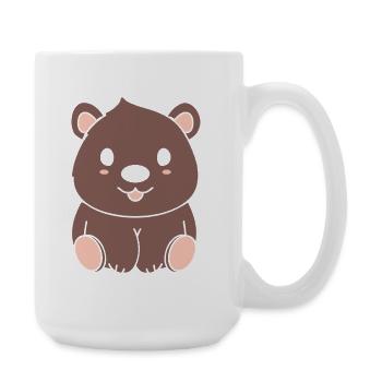 wombat - Large Mug 440 ml - white - Right