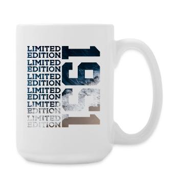 LIMITED EDITION 1951 75 YEARS 75TH BIRTHDAY - Large Mug 440 ml - white - Right