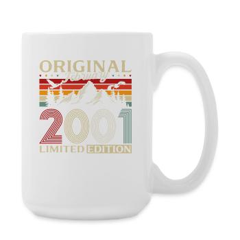 25e anniversaire février 2001 Millésime Millésime - Grande tasse 440 ml - blanc - Droite