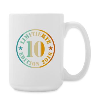 10e anniversaire Édition limitée 10 ans garçon - Grande tasse 440 ml - blanc - Droite
