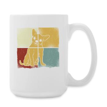 Chihuahua Chihuahueño Retro - Large Mug 440 ml - white - Right