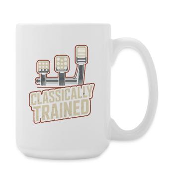 Classically Trained Petrolhead Car Mechanic - Large Mug 440 ml - white - Right