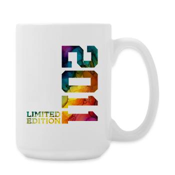 LIMITED EDITION 2011 15 JAHRE 15. GEBURTSTAG - Große Tasse 440 ml - Weiß - Rechts
