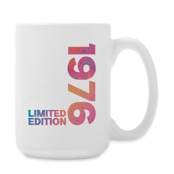 1976 50-jähriges Jubiläumsgeschenk Geburtstagsgeschenk 50-jähriges Jubiläum - Große Tasse 440 ml - Weiß - Rechts