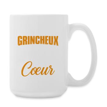 Lustiges Granty Bear Geschenk - Große Tasse 440 ml - Weiß - Rechts