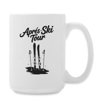 Après-ski tour Skiing Winter holiday Group - Large Mug 440 ml - white - Right