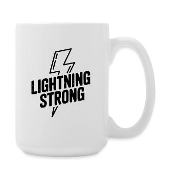 Lightning Strong - Large Mug 440 ml - white - Right