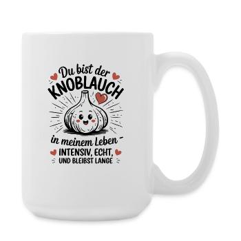 You're the garlic in my life intense - Large Mug 440 ml - white - Right