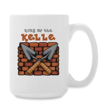 King of the Trowel: Master Mason - Large Mug 440 ml - white - Right