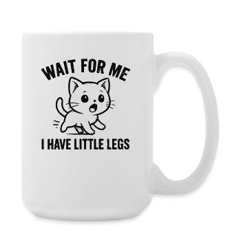Cat Saying Humor Meme Funny Funny Gift Idea - Large Mug 440 ml - white - Right