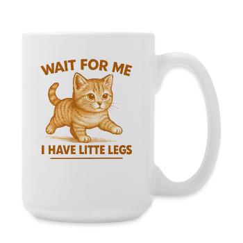 Cat Saying Humor Meme Funny Funny Gift Idea - Large Mug 440 ml - white - Right