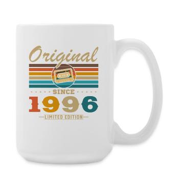1996 Vintage Rétro Cadeau D'anniversaire - Grande tasse 440 ml - blanc - Droite