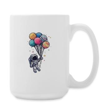 Space Shirts for Women - Large Mug 440 ml - white - Right