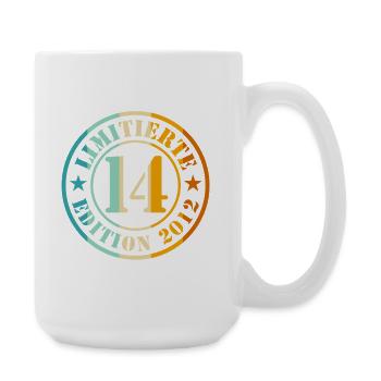 14th Birthday Boy Girls Limited Edition 14 - Large Mug 440 ml - white - Right