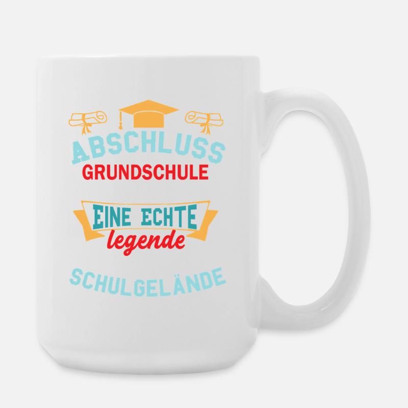 Abschluss Grundschule 2026 Legende Verlässt  - Große Tasse 440 ml - Weiß