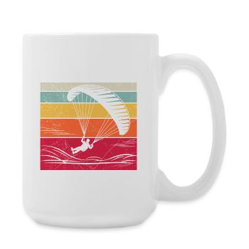 Paraglider GLEITSCHIRMFLIEGER LUSTIG - Grande tasse 440 ml - blanc - Droite
