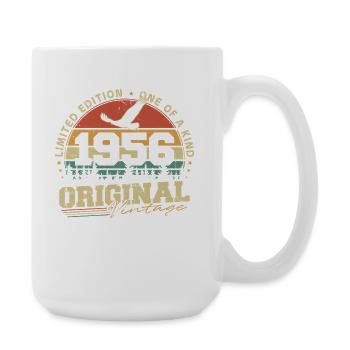 Original 1956 Vintage Vintage Anniversaire Rétro - Grande tasse 440 ml - blanc - Droite