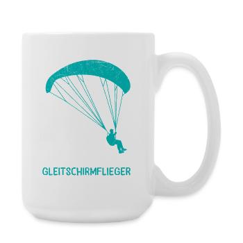 Paraglider GLEITSCHIRMFLIEGER LUSTIG - Large Mug 440 ml - white - Right