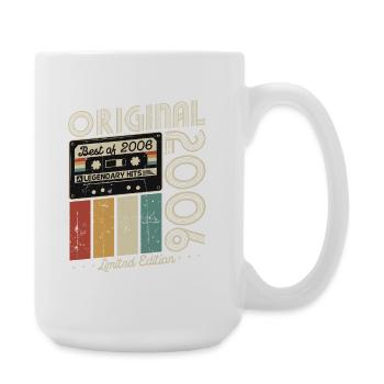 Original 2006 Vintage Vintage Birthday Retro - Large Mug 440 ml - white - Right