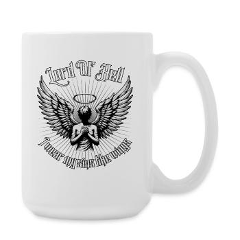Lord of Hell Wings Halo - Große Tasse 440 ml - Weiß - Rechts