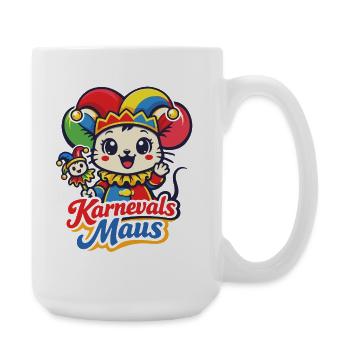 Carnival Mouse | Kawaii Costume Disguise - Large Mug 440 ml - white - Right