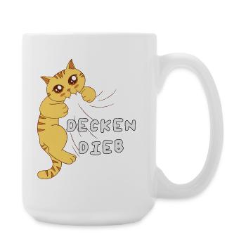 Favorite Blanket Thief Official Sleep Shirt - Large Mug 440 ml - white - Right