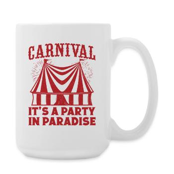 Carnival Party In Paradise Circus Performer Gifts - Large Mug 440 ml - white - Right