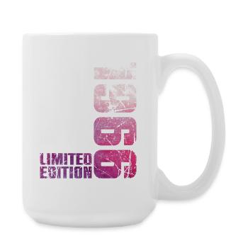 60th Birthday Man Woman 60 Years 1966 Gift - Large Mug 440 ml - white - Right