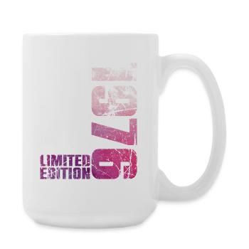 50. Geburtstag Mann Frau 50 Jahre 1976 Geschenk - Große Tasse 440 ml - Weiß - Rechts