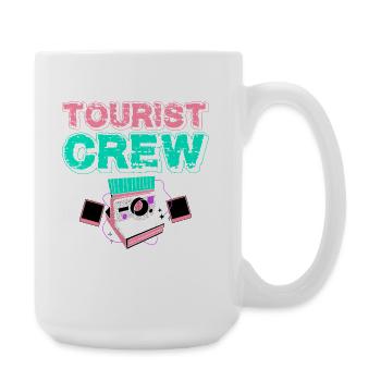 Camera Tourist Crew Travel Equipment World Travelers - Large Mug 440 ml - white - Right