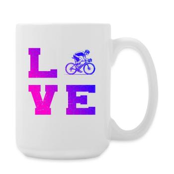 Roadbike Fokus pur - Große Tasse 440 ml - Weiß - Rechts