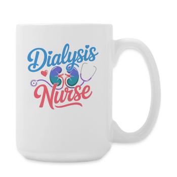 Dialysis Nurse Design - Large Mug 440 ml - white - Right