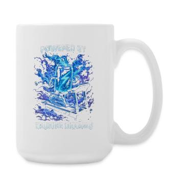 Energy Drink Powered By Taurine Dreams - Large Mug 440 ml - white - Right