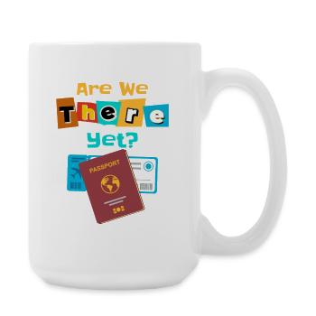 Drôle de Voyageur Monde Cadeau de Voyage Court, Voyage Drôle - Grande tasse 440 ml - blanc - Droite