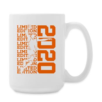 LIMITED EDITION 2020 BASKETBALL 6. GEBURTSTAG - Große Tasse 440 ml - Weiß - Rechts