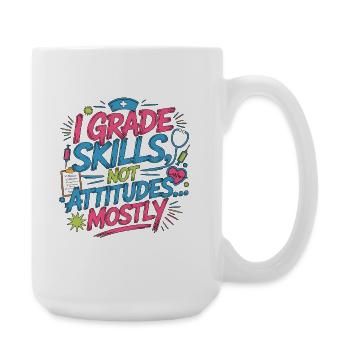 Enseignant en soins infirmiers Éducateur clinique de niveau I - Grande tasse 440 ml - blanc - Droite
