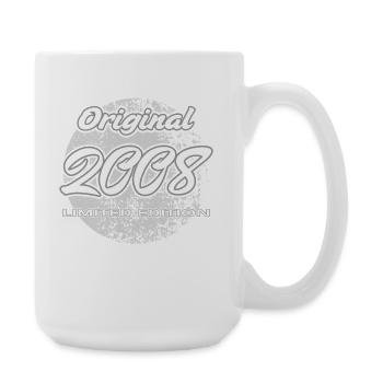 18th Birthday 2008 Boys and Girls Gift - Large Mug 440 ml - white - Right