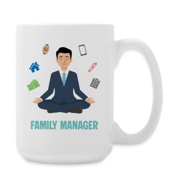 Family Manager Balance - Large Mug 440 ml - white - Right