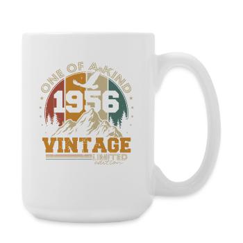Vintage 1956 Vintage Birthday Retro Gift - Large Mug 440 ml - white - Right