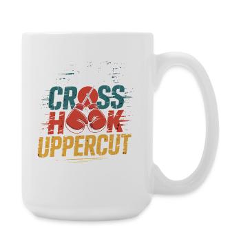 Boxing Combo Neon Typo - Large Mug 440 ml - white - Right